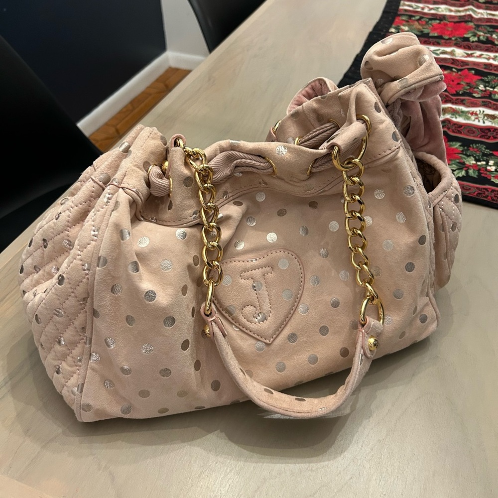 Juicy Couture Pink Polka Dot Women's Bag